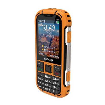 Mobilní telefon Aligator R60 eXtremo Orange (1)