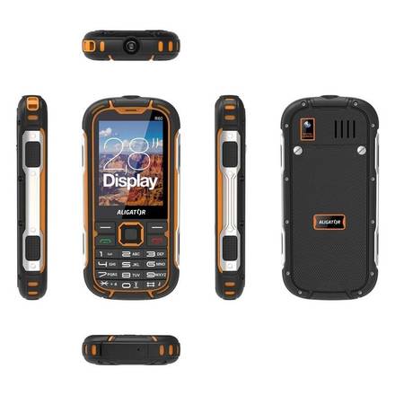 Mobilní telefon Aligator R60 eXtremo Black Orange (5)