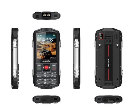 Mobilní telefon Aligator R45 eXtremo Black Red (2)