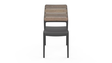 Zahradní křeslo Keter Deco Porto walnut / grafit (1)