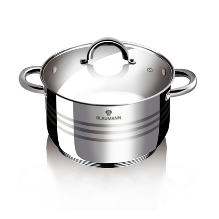 Hrnec s poklicí Blaumann BL-1009 nerez 22 cm Gourmet Line
