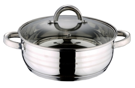 Pekáč / kastrol s poklicí Blaumann BL-1001 nerez 20 cm Gourmet Line (1)