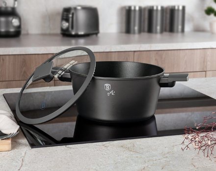 Sada nádobí s titanovým povrchem Berlingerhaus BH-8140 10 ks Antracit Collection (1)