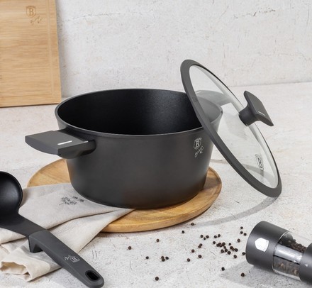 Sada nádobí s titanovým povrchem Berlingerhaus BH-8140 10 ks Antracit Collection (7)