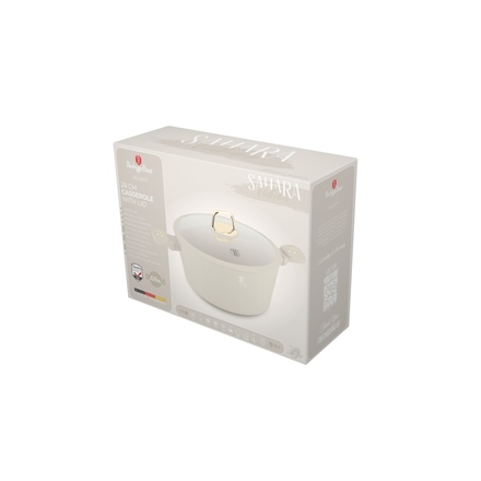 Kastrol s titanovým povrchem a poklicí Berlingerhaus BH-8072 28 cm Sahara Collection (6)