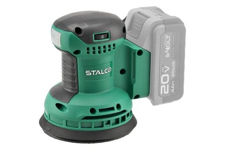 Excentrická aku bruska Stalco ESS20-125, 20V, S-VOLT