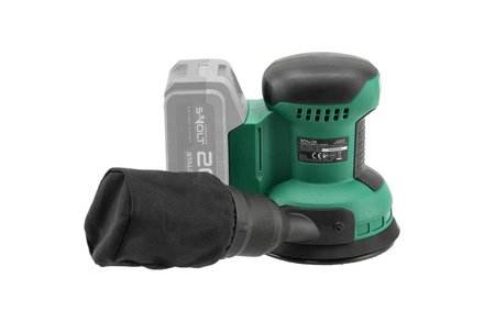 Excentrická aku bruska Stalco ESS20-125, 20V, S-VOLT (5)