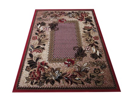 Kusový koberec Dywanopol BCF ALFA 01 - červený, 80 x 150 cm