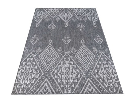 Kusový koberec Dywanopol ZARA 13 Oboustranný, šedý, 80 x 150 cm