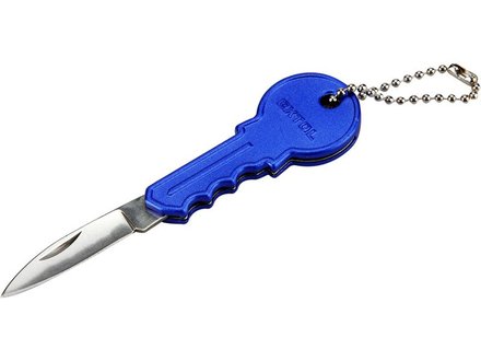 Nůž s rukojetí Extol Craft (91394) ve tvaru klíče, 100/60mm, délka otevřeného nože 100mm, délka zavřeného nože 60mm, nerez