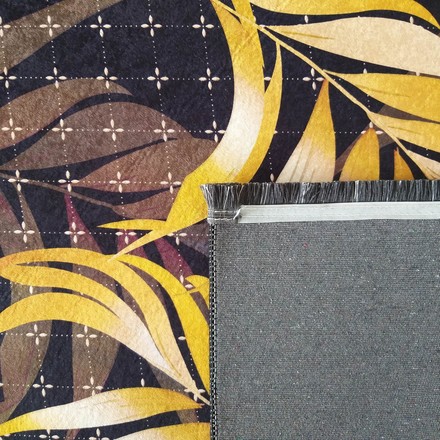 Kusový koberec Dywanopol BLACK AND GOLD 08, 80 x 150 cm (1)