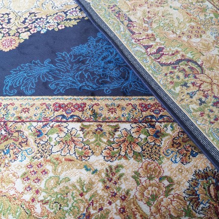 Kusový koberec Dywanopol EXCLUSIVE Qum Silk 01 v námořnické barvě, 160 x 230 cm (3)