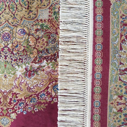 Kusový koberec Dywanopol EXCLUSIVE Qum Silk 01 červený, 160 x 230 cm (1)