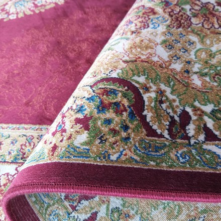 Kusový koberec Dywanopol EXCLUSIVE Qum Silk 01 červený, 160 x 230 cm (2)