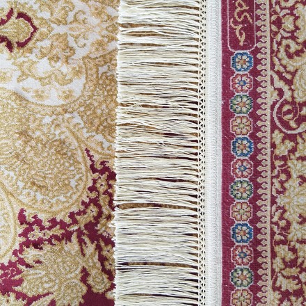 Kusový koberec Dywanopol EXCLUSIVE Qum Silk 02 červený, 160 x 230 cm (1)