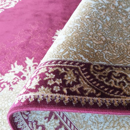 Kusový koberec Dywanopol EXCLUSIVE Qum Silk 02 červený, 160 x 230 cm (2)