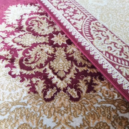 Kusový koberec Dywanopol EXCLUSIVE Qum Silk 02 červený, 160 x 230 cm (3)