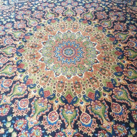 Kusový koberec Dywanopol EXCLUSIVE Qum Silk 09 v námořnické barvě, 160 x 230 cm (4)