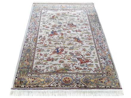 Kusový koberec Dywanopol EXCLUSIVE Qum Silk 10 krémový, 160 x 230 cm