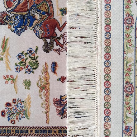 Kusový koberec Dywanopol EXCLUSIVE Qum Silk 10 krémový, 160 x 230 cm (1)