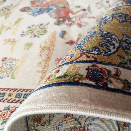 Kusový koberec Dywanopol EXCLUSIVE Qum Silk 10 krémový, 160 x 230 cm (2)