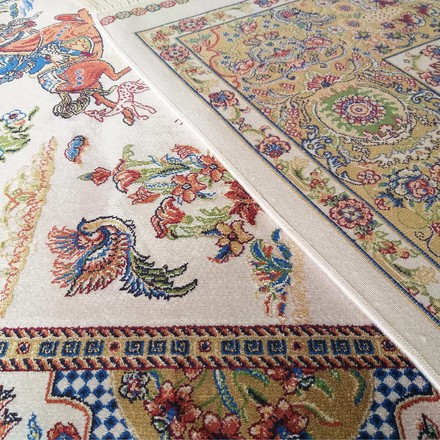 Kusový koberec Dywanopol EXCLUSIVE Qum Silk 10 krémový, 160 x 230 cm (3)