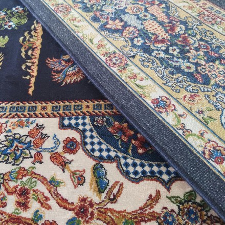 Kusový koberec Dywanopol EXCLUSIVE Qum Silk 10 v námořnické barvě, 160 x 230 cm (2)