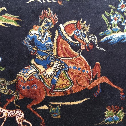 Kusový koberec Dywanopol EXCLUSIVE Qum Silk 10 v námořnické barvě, 160 x 230 cm (4)