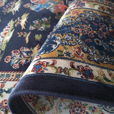 Kusový koberec Dywanopol EXCLUSIVE Qum Silk 10 v námořnické barvě, 200 x 300 cm (3)