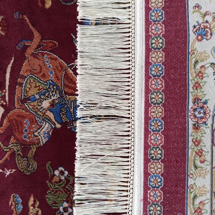 Kusový koberec Dywanopol EXCLUSIVE Qum Silk 10 červený, 200 x 300 cm (1)
