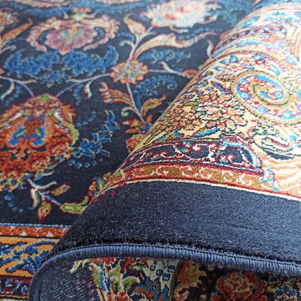 Kusový koberec Dywanopol EXCLUSIVE Qum Silk 08 v námořnické barvě, 160 x 230 cm (2)