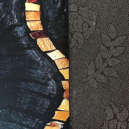 Kusový koberec Dywanopol BLACK AND GOLDN 11, 60 x 100 cm (1)
