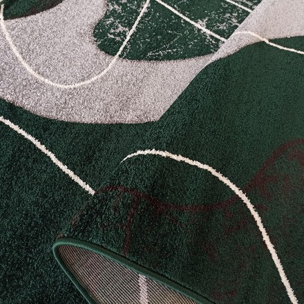 Kusový koberec Dywanopol OTTO 05 Šedozelený, 200 x 290 cm (2)