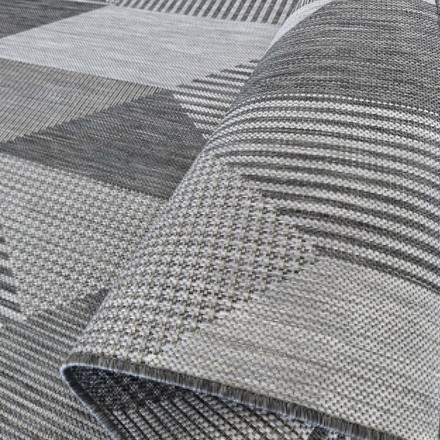 Kusový koberec Dywanopol ZARA 16 Oboustranný, šedý, 80 x 150 cm (2)