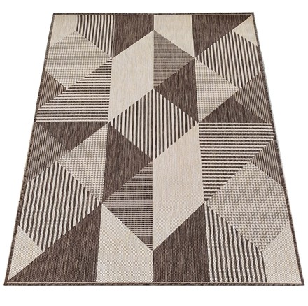 Kusový koberec Dywanopol ZARA 16 Oboustranný, hnědý, 120 x 170 cm