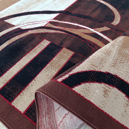 Kusový koberec Dywanopol BCF ALFA 22 - hnědý, 180 x 250 cm (3)