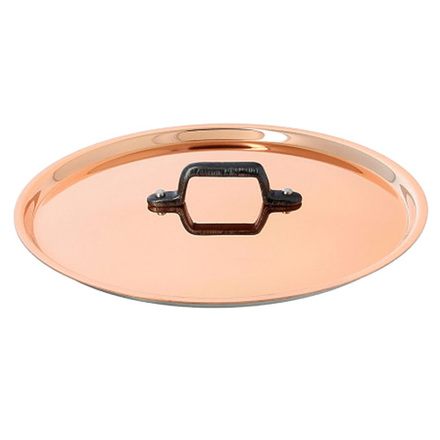 Poklice de Buyer 6463.24, měděná, litinový úchyt, průměr 24 cm