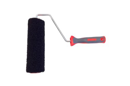 Váleček na nanášení stěrky Enpro 250/78/15/8 mm, s držákem, černý (1)