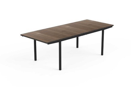 Zahradní stůl Keter Porto 160-240 rozkládací walnut / grafit