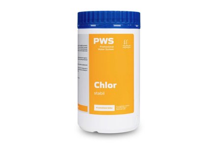 Bazénová chemie PWS 165136CZ Chlor stabil - pro stabilizaci chloru v bazénu 1kg