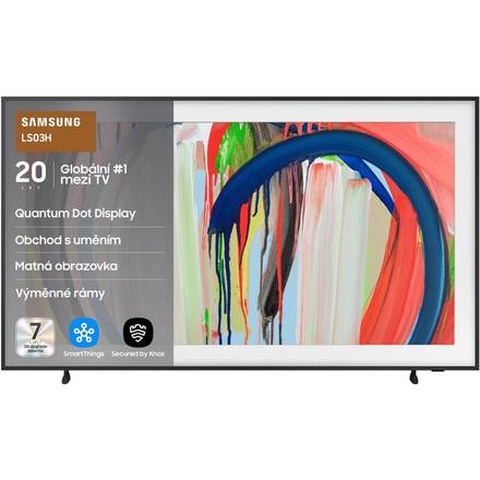 UHD QLED televize Samsung The Frame QE55LS03H