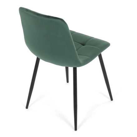 Moderní jídelní židle Autronic zelená, sametová látka, CT-V5081 GRN4 (6)