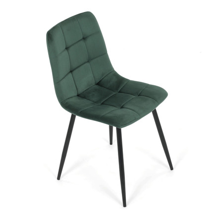 Moderní jídelní židle Autronic zelená, sametová látka, CT-V5081 GRN4 (8)