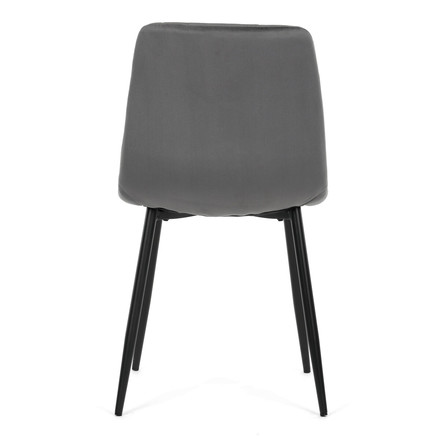 Moderní jídelní židle Autronic šedá, sametová látka, CT-V5081 GREY4 (5)