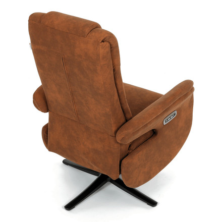 Polohovací křeslo Autronic elektrické zabudované ovládání, funkce zero gravity, hnědá, látka vintage, TV-C5590 BR3 (14)