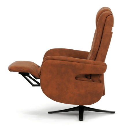 Polohovací křeslo Autronic elektrické zabudované ovládání, funkce zero gravity, hnědá, látka vintage, TV-C5590 BR3 (6)