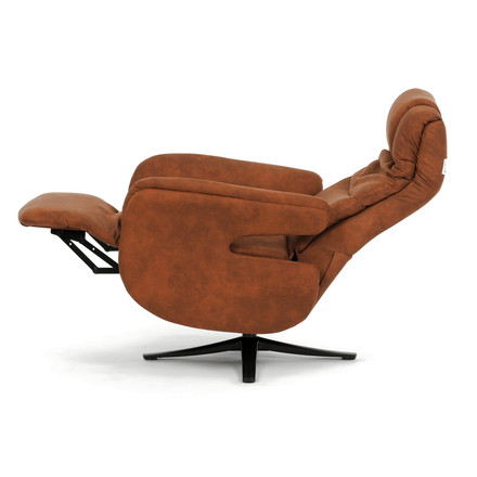 Polohovací křeslo Autronic elektrické zabudované ovládání, funkce zero gravity, hnědá, látka vintage, TV-C5590 BR3 (7)