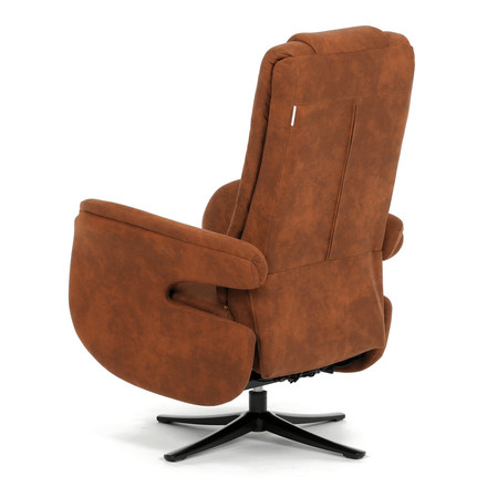 Polohovací křeslo Autronic elektrické zabudované ovládání, funkce zero gravity, hnědá, látka vintage, TV-C5590 BR3 (8)