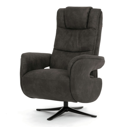Polohovací křeslo Autronic elektrické zabudované ovládání, funkce zero gravity, šedá, látka vintage, TV-C5590 SIL3