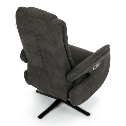 Polohovací křeslo Autronic elektrické zabudované ovládání, funkce zero gravity, šedá, látka vintage, TV-C5590 SIL3 (14)